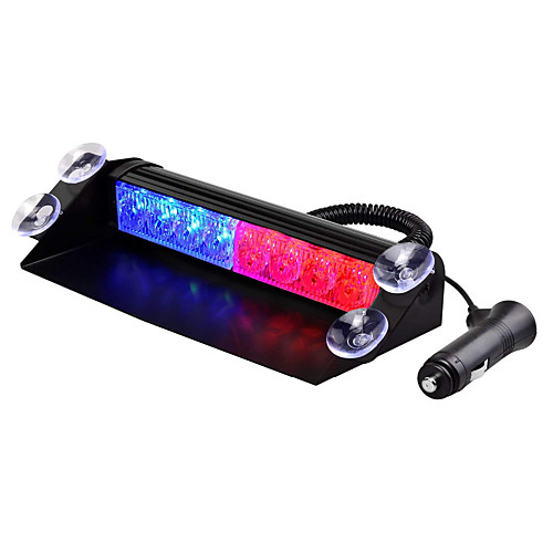 

1set 8 LED Emergency Strobe Light 3 Flash Mode 12V Car Truck Dashboard Warning Flashing Lights Bar Vehicle safety signal lamp 12v