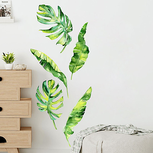 

Floral / Botanical Wall Stickers Plane Wall Stickers Decorative Wall Stickers, PVC Home Decoration Wall Decal Wall Decoration 1pc