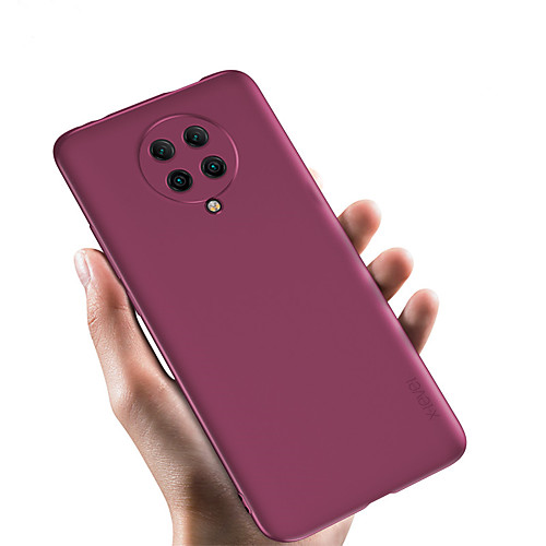 

Case For Xiaomi redmi k30pro Redmi Note 9 Pro Note 9 Pro Max Shockproof Back Cover Solid Colored TPU