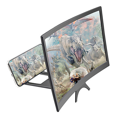 

Portable Mobile Phone Curved HD Screen Amplifier 12inch HD Screen Bracket Magnifier Tools for iPhone Samsung Xiaomi Phone