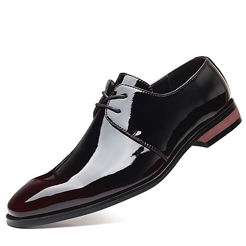 

Men's Oxfords Daily PU Black Red Blue Fall Summer