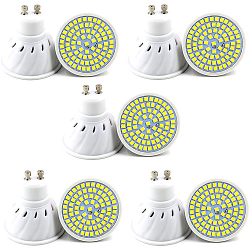

10pcs 6pcs 5 W LED Spotlight 400 lm GU10 GU5.3 80 LED Beads SMD 2835 Decorative Christmas Wedding Decoration Warm White Cold White 220-240 V