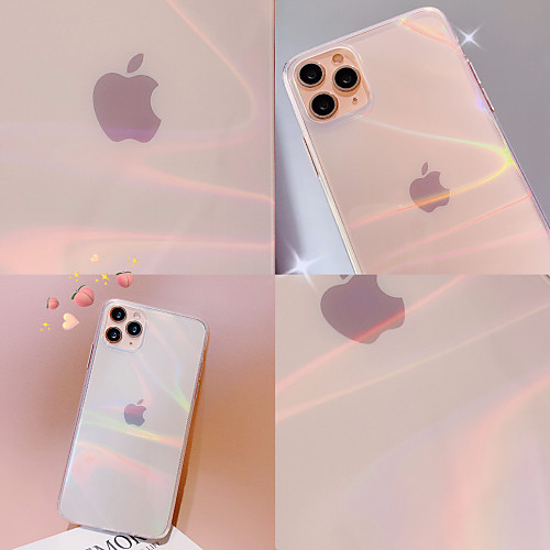 

Case For Apple iPhone 7 iPhone 7P iPhone 8 iPhone 8P iPhone X iPhone iPhone XS iPhone XR iPhone XS max iPhone 11 iPhone 11 Pro iPhone 11 Pro Max Transparent Back Cover Color Gradient TPU