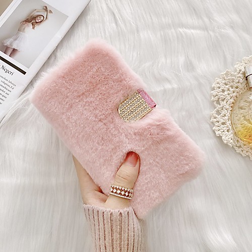 

Case For Samsung Galaxy Note 20 Ultra S20 Plus S10 Plus Wallet Card Holder with Stand Plush Solid Colored TPU Case For Samsung S9 Plus S8 Plus S7 Edge Note 10 Pro A51 A71