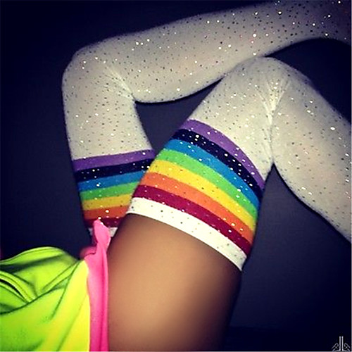 

Women's Socks Rainbow / Sexy Lady Stockings Warm 150D White