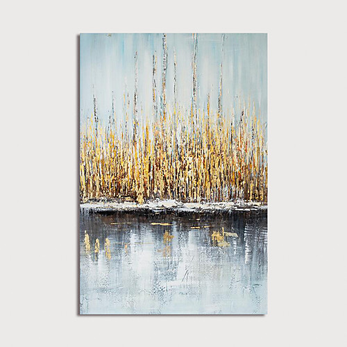 

Oil Painting Hand Painted Vertical Abstract Modern Stretched Canvas