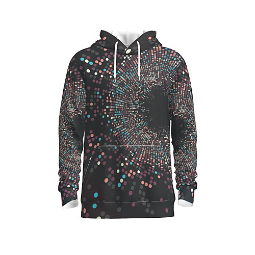 

Men's Pullover Hoodie Sweatshirt Graphic Hooded Daily 3D Print Basic Hoodies Sweatshirts Black