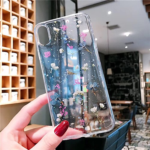 

Real Flowers Dried Flowers Handmade Pressed Soft TPU Cover For IPhone 11X6 6S 7 8 Plus Phone Case For Iphone XR XS Max