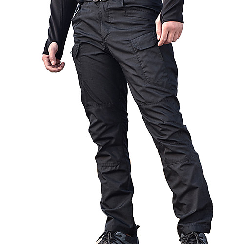 

Men's Work Pants Hiking Cargo Pants Hiking Pants Trousers Military Solid Color Outdoor Regular Fit Waterproof Windproof Ripstop Multi-Pockets Pants / Trousers Bottoms Grey Khaki Green Black Work
