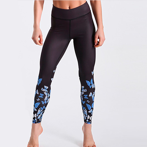 

Women's Yoga Pants Tights Leggings Tummy Control Butt Lift Breathable Black Yoga Fitness Gym Workout Sports Activewear Stretchy