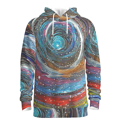 

Men's Pullover Hoodie Sweatshirt Graphic Abstract Hooded Daily 3D Print Basic Hoodies Sweatshirts Rainbow