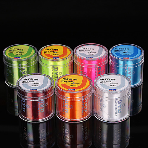 

Monofilament Abrasion Resistant Fishing Line 500M / 550 Yards Transparent, Yellow, Blushing Pink