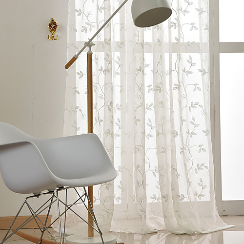 

Classic Semi-Sheer Two Panels Sheer Kids Room Curtains