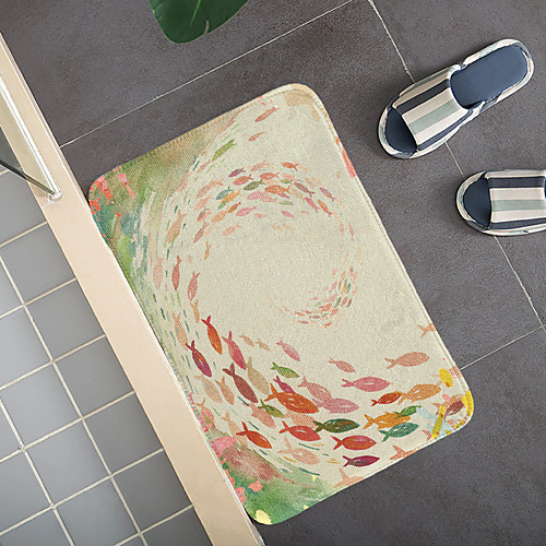 

Creative 3d Printing Multicolored Floor Field Hallway Carpet And Rugs For Bedroom Living Room Carpet Kitchen Bathroom Anti-slip Floor Mats