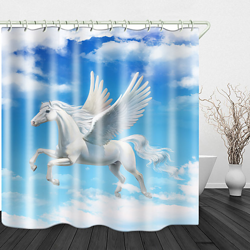 

Skyrocketing Shower Curtains & Hooks Modern Polyester New Design