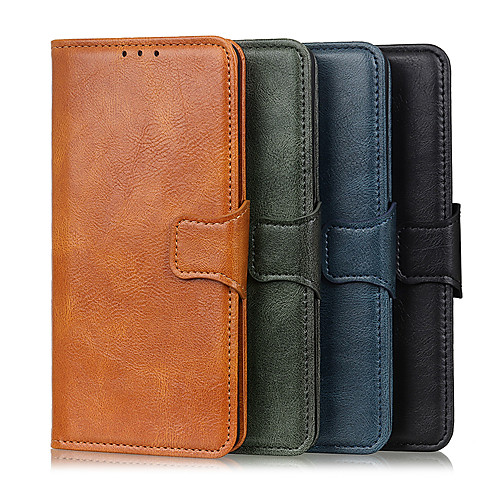 

Phone Case For Samsung Galaxy Galaxy A11 A31 A21s A51 5G A71 5G Wallet Card Holder with Stand Full Body Cases leather