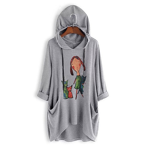 

Women's Pullover Hoodie Sweatshirt Plain Solid Colored Oversized Daily non-printing Basic Hoodies Sweatshirts Blushing Pink Wine Gray