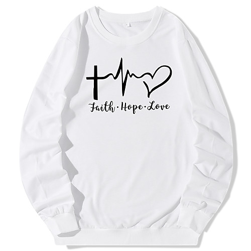 

Women's Pullover Sweatshirt Graphic Daily Casual Hoodies Sweatshirts Blue Yellow Blushing Pink
