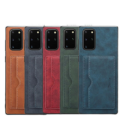 

Case for Samgung Galaxy S10 S10plus S10 5G Note 20 Note 20ultra Wallet Shockproof Back Cover Solid Colored PU Leather