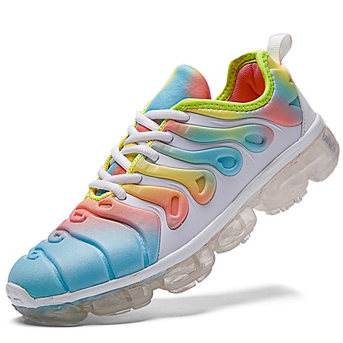 

Unisex Trainers Athletic Shoes 2021 Fantasy Shoes Flat Heel Closed Toe Sporty Daily Mesh Camouflage Special clearance shoes are not the same Rainbow Dark Blue