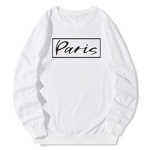 

Women's Pullover Sweatshirt Graphic Text Letter Daily Casual Hoodies Sweatshirts Blue Yellow Blushing Pink