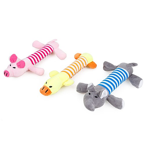 

Chew Toy Squeaking Toy Interactive Toy Dog Play Toy Dog Cat 1pc Animal Pet Friendly Cotton Gift Pet Toy Pet Play