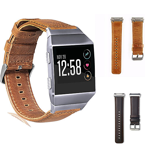 

Leather Watch Band for Fitbit Ionic Replaceable Bracelet Wrist Strap Wristband