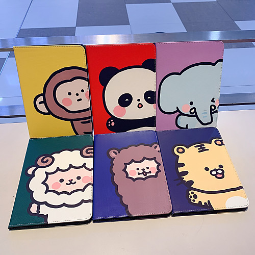 

Phone Case For Apple Full Body Case iPad Pro 10.5 Ipad air3 10.5' 2019 with Stand Flip Pattern Word / Phrase PU Leather TPU