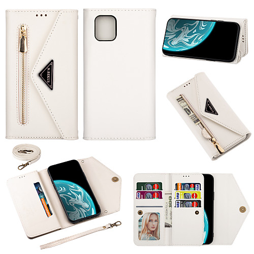 

Case For Samsung Galaxy Samsung Galaxy A40(2019) A20e A20S A51 A71 A81 A21 A41 A91 M80S Wallet Card Holder Full Body Cases Solid Colored PU Leather