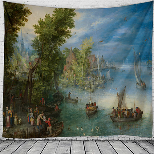 

Forest Wonderland Tapestry Wall Hanging Tapestries Wall Blanket Wall Art Wall Decor Landscape Painting Tapestry Wall Decor