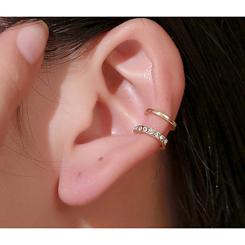 

Women's Pearl Ear Cuff Ear Clips Single Earring Geometrical Fashion Simple Basic Earrings Jewelry Silver / Gold For Formal Date Vacation Beach Festival 1pc