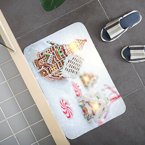 

Bathroom Bath Mats Creative Absorbent Bathroom Rug Coral Velve New Design