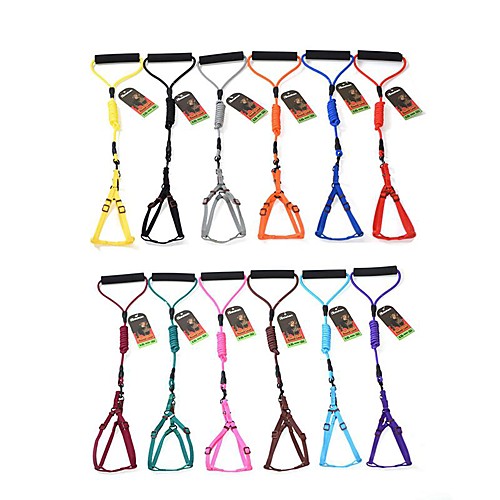 Dog Cat Harness Leash Portable Trainer Vest Escape Proof Solid Colored Polyester Golden Retriever Japanese Spitz Beagle Bulldog Shiba Inu Shih Tzu Black Purple Yellow Red Dark Red 1 set
Dog Cat Harness Leash Portable Trainer Vest Escape Proof Solid Colored Polyester Golden Retriever Japanese Spitz Beagle Bulldog Shiba Inu Shih Tzu Black Purple Yellow Red Dark Red 1 set