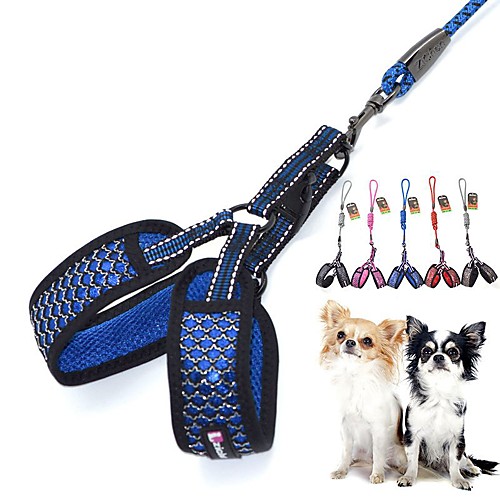 

Dog Cat Harness Leash Portable Trainer Vest Escape Proof Outdoor Walking Geometric Geometry Polyester Golden Retriever Japanese Spitz Beagle Bulldog Shiba Inu Shih Tzu Black Red Fuchsia Blue Coffee 1