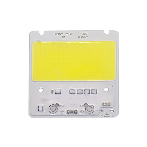 

LED COB Chip LED Light 110V 220V 50W Warm White White Smart IC No Need Driver SMD light Beads FOR Floodlight Spotlight outdoor lamp DIY Lighting 1pc