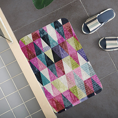 

Creative 3d Printing Multicolored Floor Field Hallway Carpet And Rugs For Bedroom Living Room Carpet Kitchen Bathroom Anti-slip Floor Mats