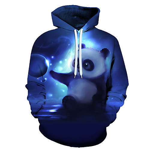 

Men's Hoodie Graphic Hooded Holiday Weekend Casual Hoodies Sweatshirts Blue