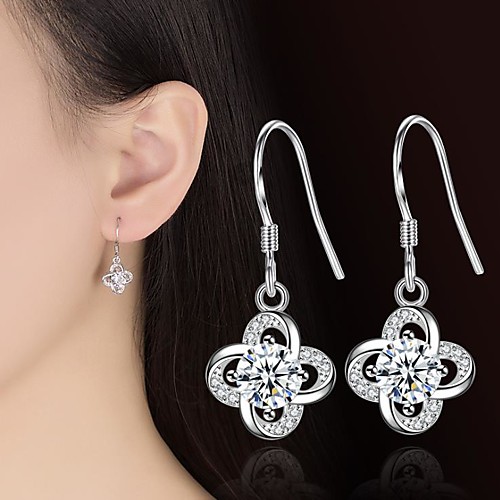 

Women's Hoop Earrings Earrings Classic Fashion Romantic Punk Trendy Cute Sweet Earrings Jewelry Purple / White For Street Gift Date Birthday Festival 1 Pair
