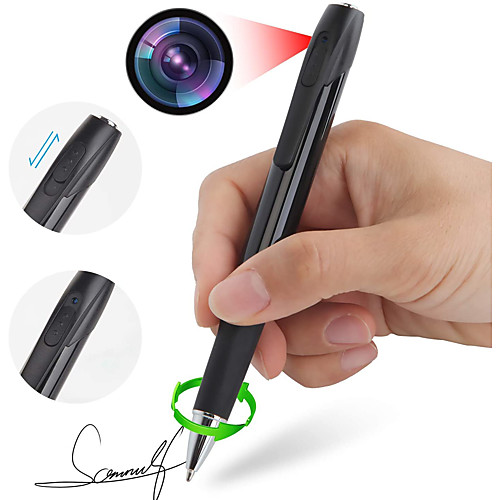 

Spy Camera Pen-Hidden Camera-Mini Camera Spy Pen 1080p HD Surveillance Camera Pen 2.5 Hours Video Taking Battery Life Loop Video Recorder for Security and Business Conference