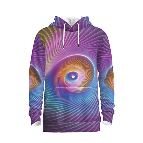 

Men's Pullover Hoodie Sweatshirt Graphic Hooded Daily 3D Print Basic Hoodies Sweatshirts Purple