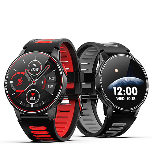 

iMosi L6 Smartwatch Fitness Running Watch Bluetooth Pedometer Call Reminder Activity Tracker Waterproof Touch Screen Heart Rate Monitor IP68 40mm Watch Case for Android iOS Men Women / Sports