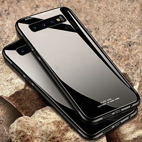 

Phone Case For Samsung Galaxy Back Cover S8 Plus S8 Ultra-thin Solid Color Hard Tempered Glass