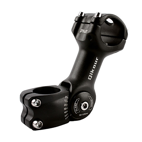 

WAKE 31.8/25.4 mm Bike Stem Raiser 60 degree 90/110 mm Aluminum Alloy Cycling Adjustable / Retractable Height Increasing for Cycling Bicycle
