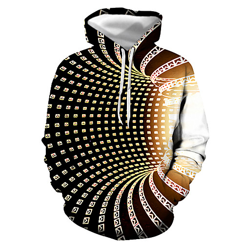 

Men's Pullover Hoodie Sweatshirt Graphic Hooded Daily Going out Casual Hoodies Sweatshirts Blue Purple Yellow