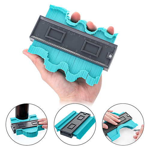 

Multi-functional Contour Gauge Tiling Laminate Tiles Edge Shaping Wood Measure Ruler Tiles Laminate Tiles Tool