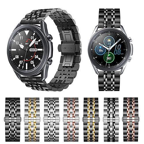 

20mm 22mm Stainless Steel Watchband for For Samsung Galaxy Watch 3 41 45mm 42mm 46mm Gear S3 S2 Classic Bracelet strap for Active 2 40mm 44mm
