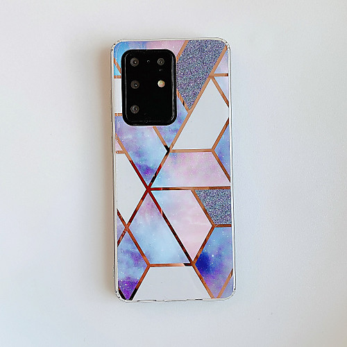 

Case For Samsung Galaxy Note 10 Note 10 Pro Note 10 Plus A10 M10 A20 A30 A50 A30S A50S Plating Pattern Back Cover Marble TPU
