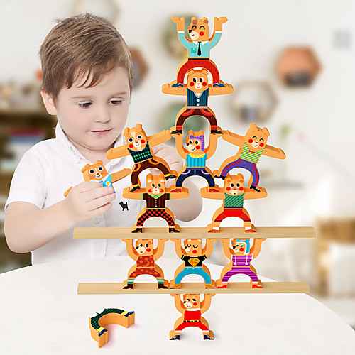 

3D Puzzle Bear Transformable Animals Cute Wooden 1 pcs Kids Teenager All Boys and Girls Toy Gift / New Design / Parent-Child Interaction