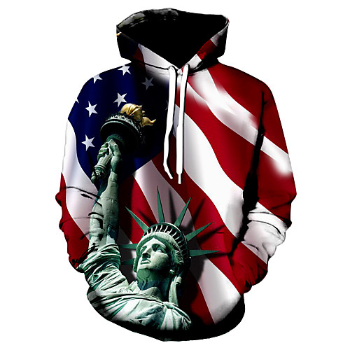 

Men's Hoodie Graphic Hooded Casual Hoodies Sweatshirts Red