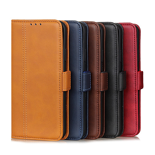 

Case For OPPO A5 A3S AX5 A7 AX5S K1 A9(2020) A5(2020) A11 A11X F11Pro RENO RENO(5G) RENO 2 Z 2Z 2F RENO 10X ZOOM Card Holder Shockproof Magnetic Full Body Cases Solid Colored PU Leather TPU